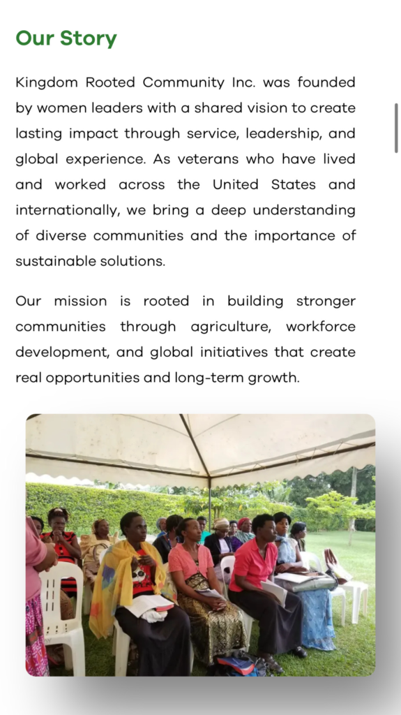 Kingdom Rooted Community overseas STEM and school program photo 3