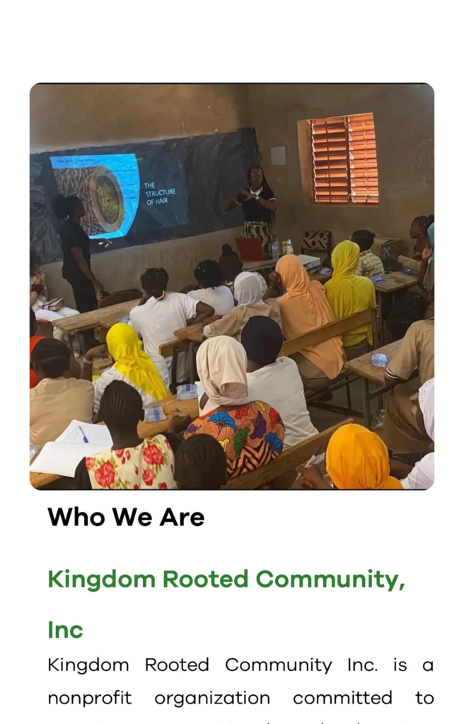 Kingdom Rooted Community overseas STEM and school program photo 7